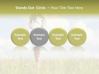 Cloudy Optimistic Sky PowerPoint Template