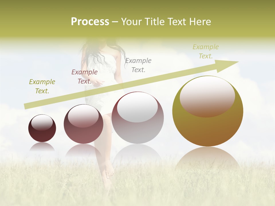 Cloudy Optimistic Sky PowerPoint Template
