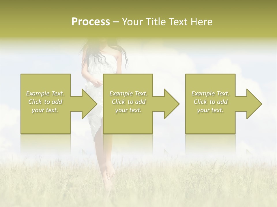 Cloudy Optimistic Sky PowerPoint Template