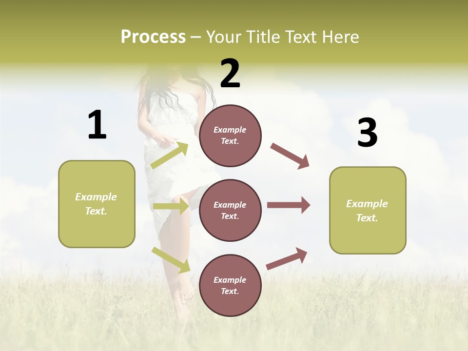 Cloudy Optimistic Sky PowerPoint Template