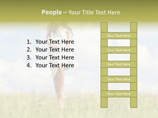 Cloudy Optimistic Sky PowerPoint Template