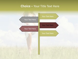 Cloudy Optimistic Sky PowerPoint Template