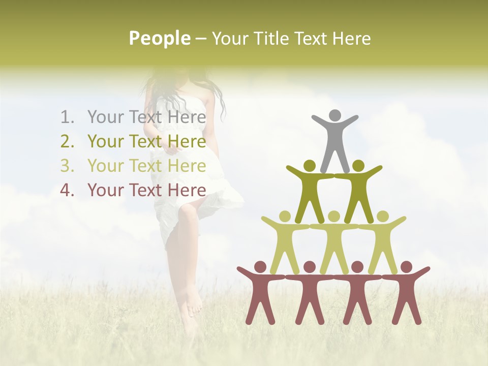 Cloudy Optimistic Sky PowerPoint Template