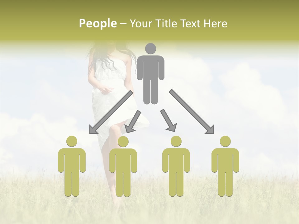 Cloudy Optimistic Sky PowerPoint Template
