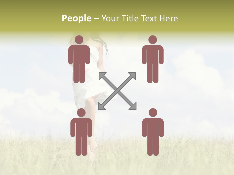 Cloudy Optimistic Sky PowerPoint Template