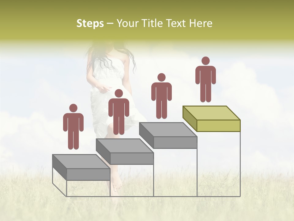 Cloudy Optimistic Sky PowerPoint Template