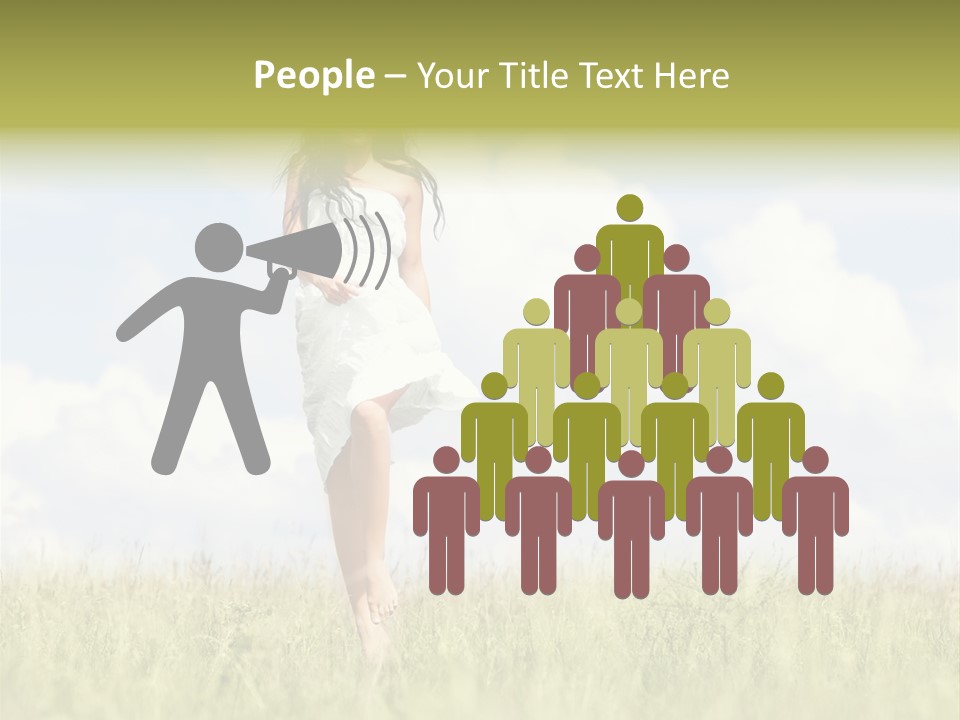 Cloudy Optimistic Sky PowerPoint Template