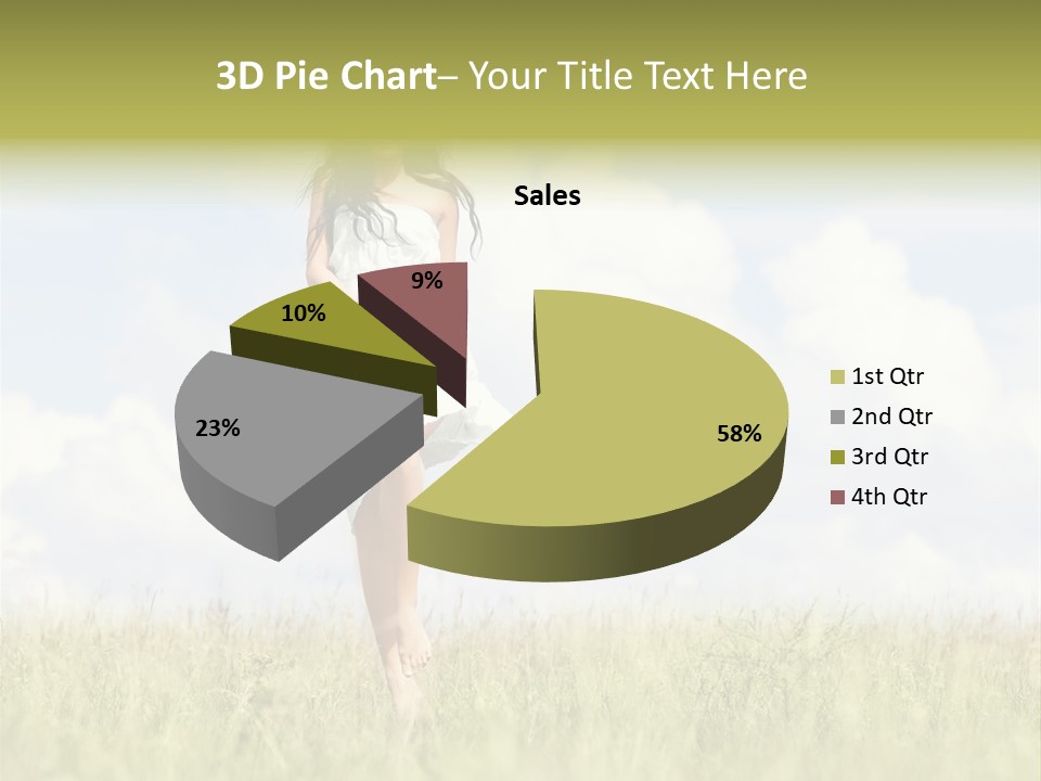 Cloudy Optimistic Sky PowerPoint Template