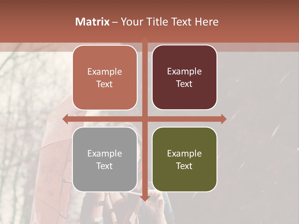 Weather Brunette Calm PowerPoint Template