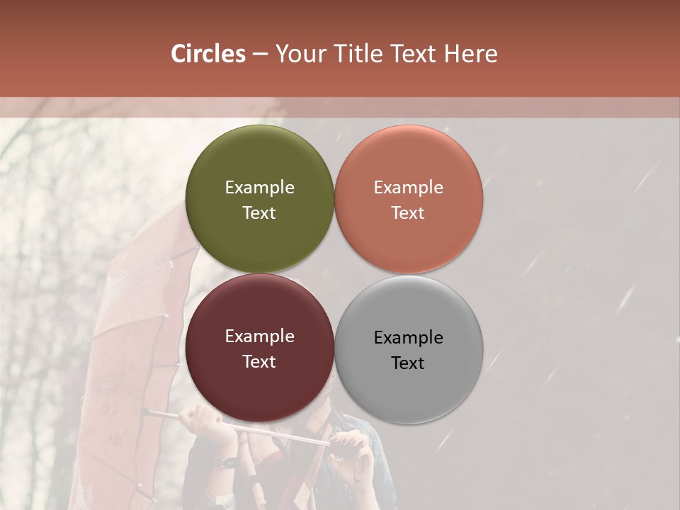 Weather Brunette Calm PowerPoint Template