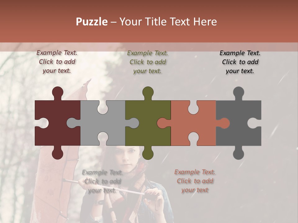 Weather Brunette Calm PowerPoint Template