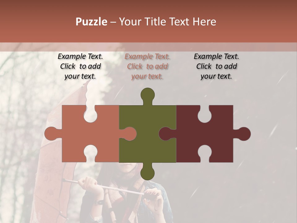 Weather Brunette Calm PowerPoint Template