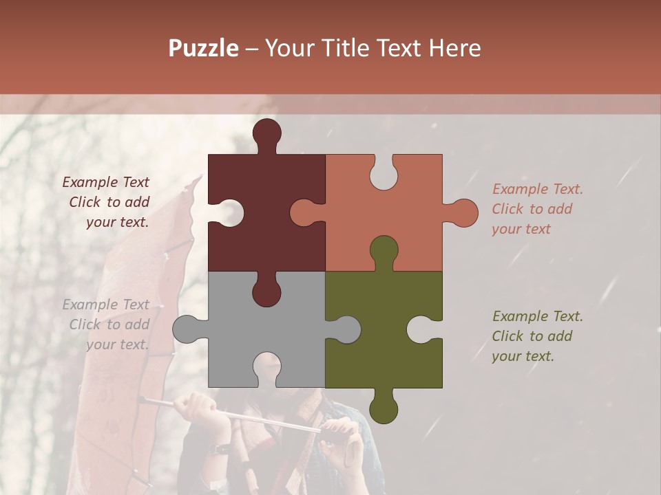 Weather Brunette Calm PowerPoint Template