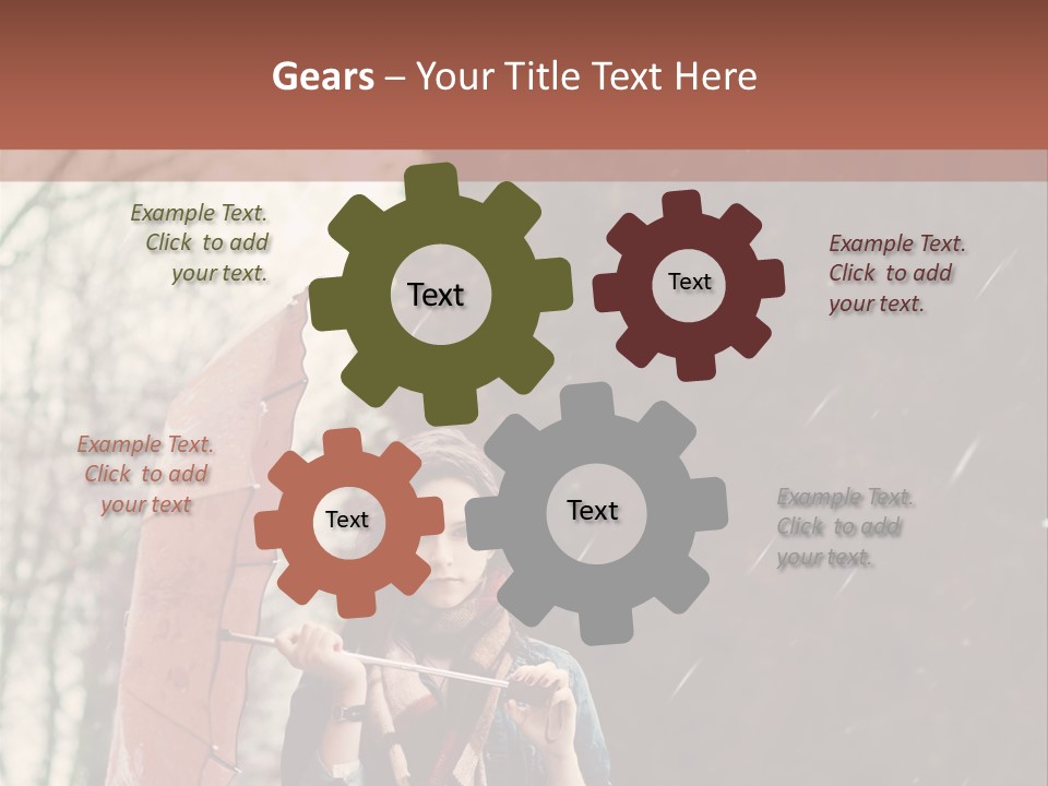 Weather Brunette Calm PowerPoint Template