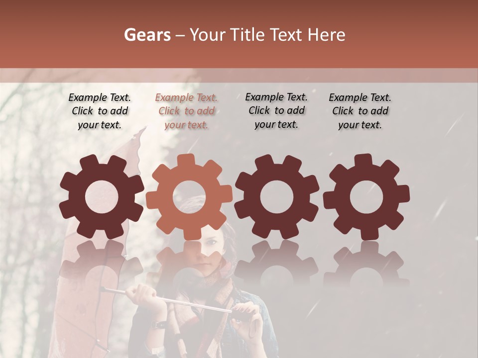 Weather Brunette Calm PowerPoint Template