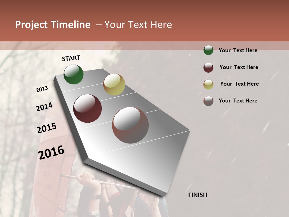Weather Brunette Calm PowerPoint Template