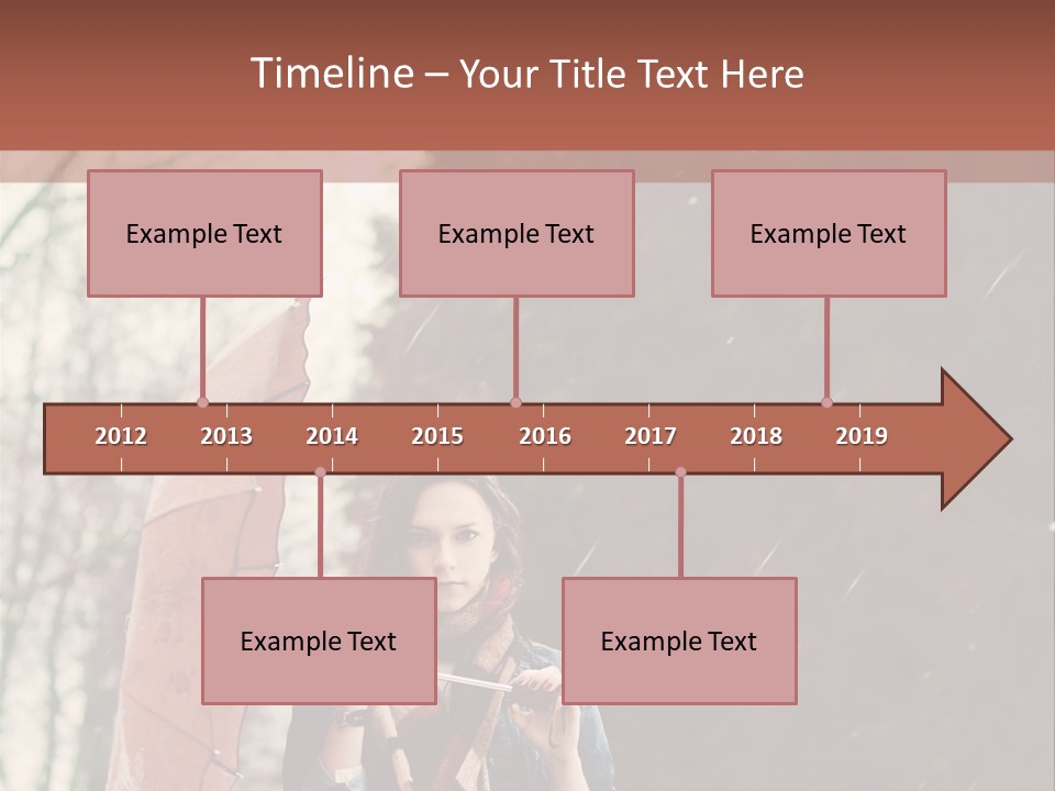 Weather Brunette Calm PowerPoint Template