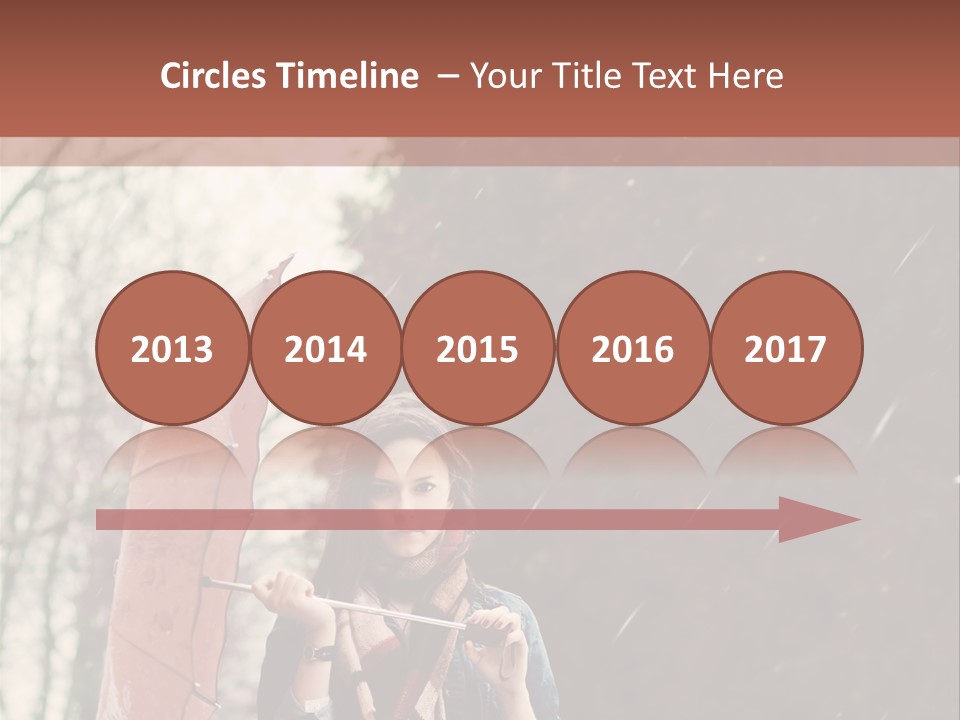 Weather Brunette Calm PowerPoint Template