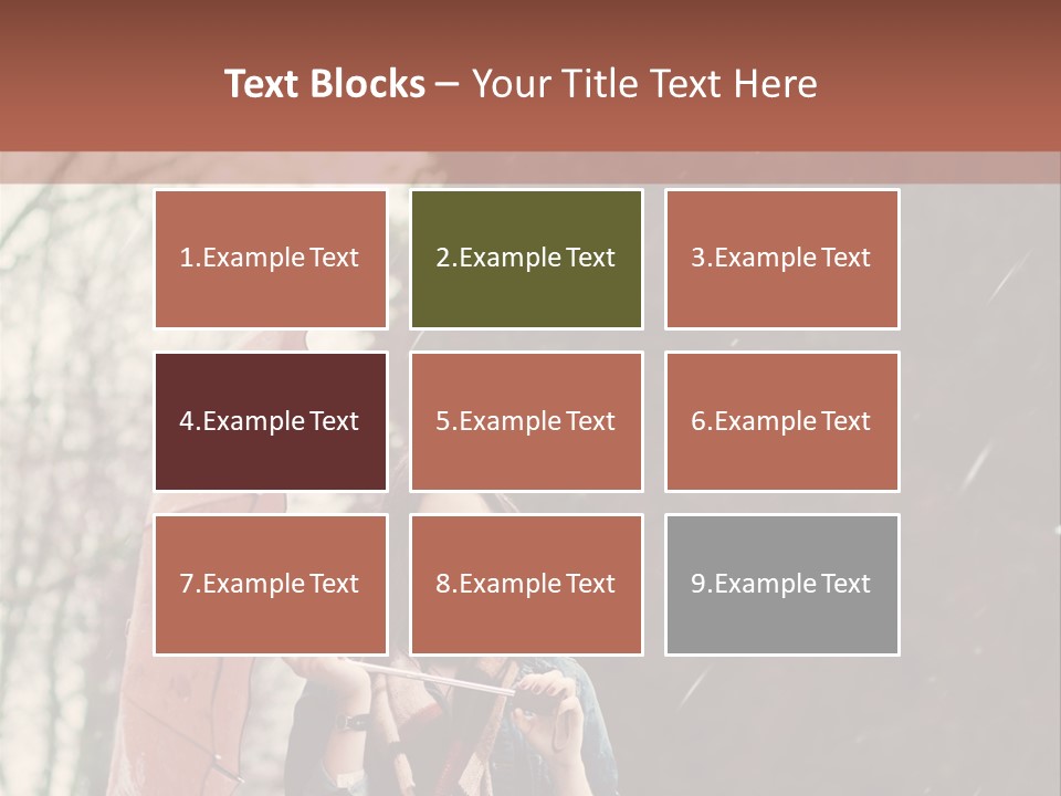 Weather Brunette Calm PowerPoint Template
