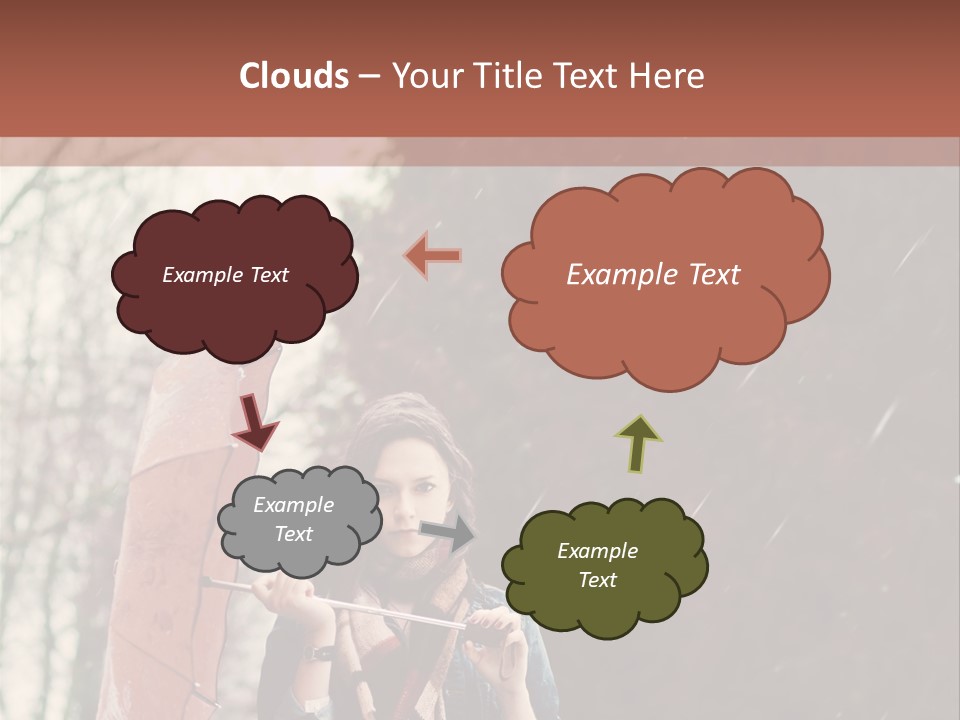 Weather Brunette Calm PowerPoint Template