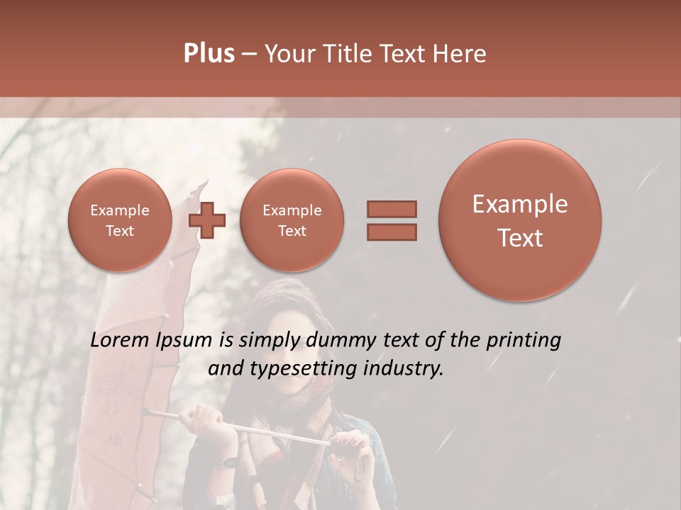Weather Brunette Calm PowerPoint Template