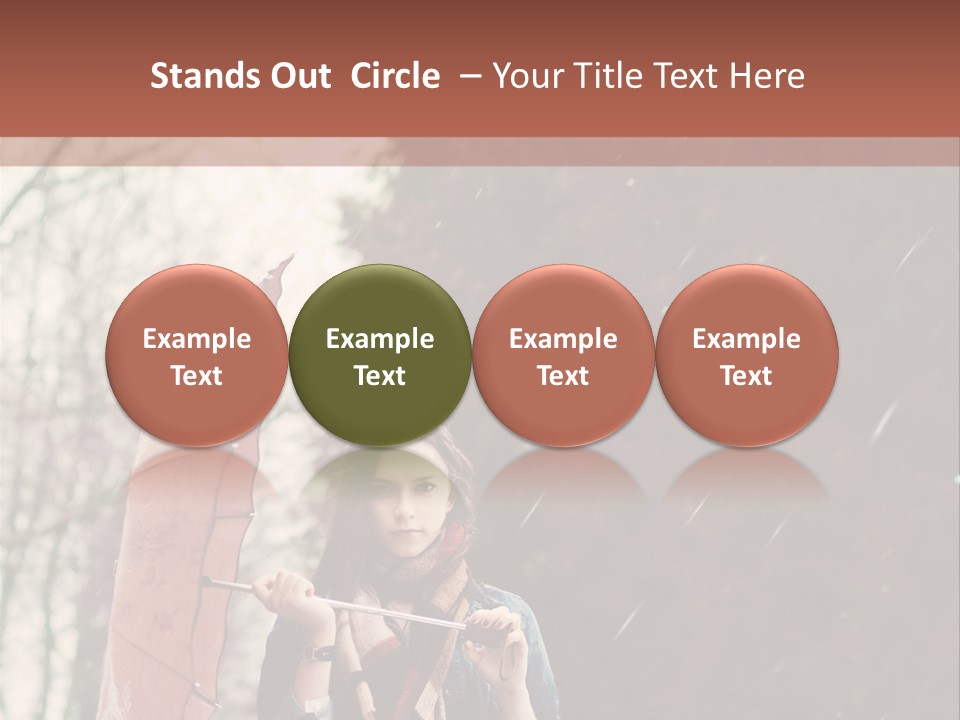 Weather Brunette Calm PowerPoint Template