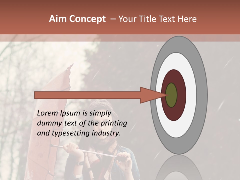 Weather Brunette Calm PowerPoint Template