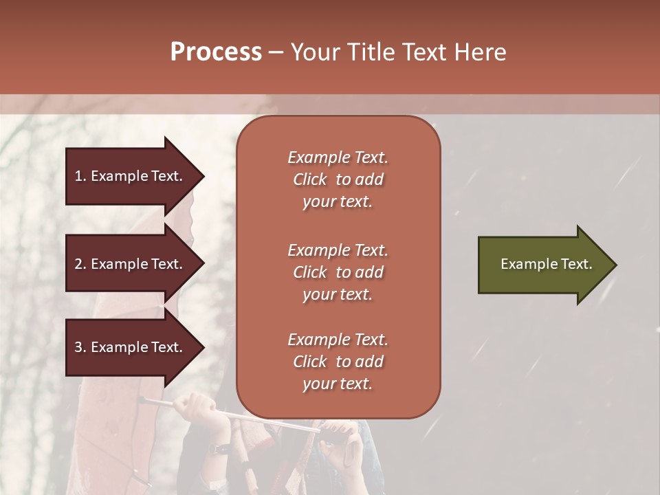 Weather Brunette Calm PowerPoint Template