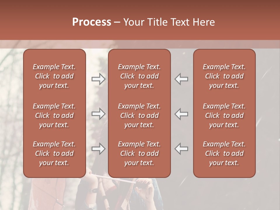 Weather Brunette Calm PowerPoint Template