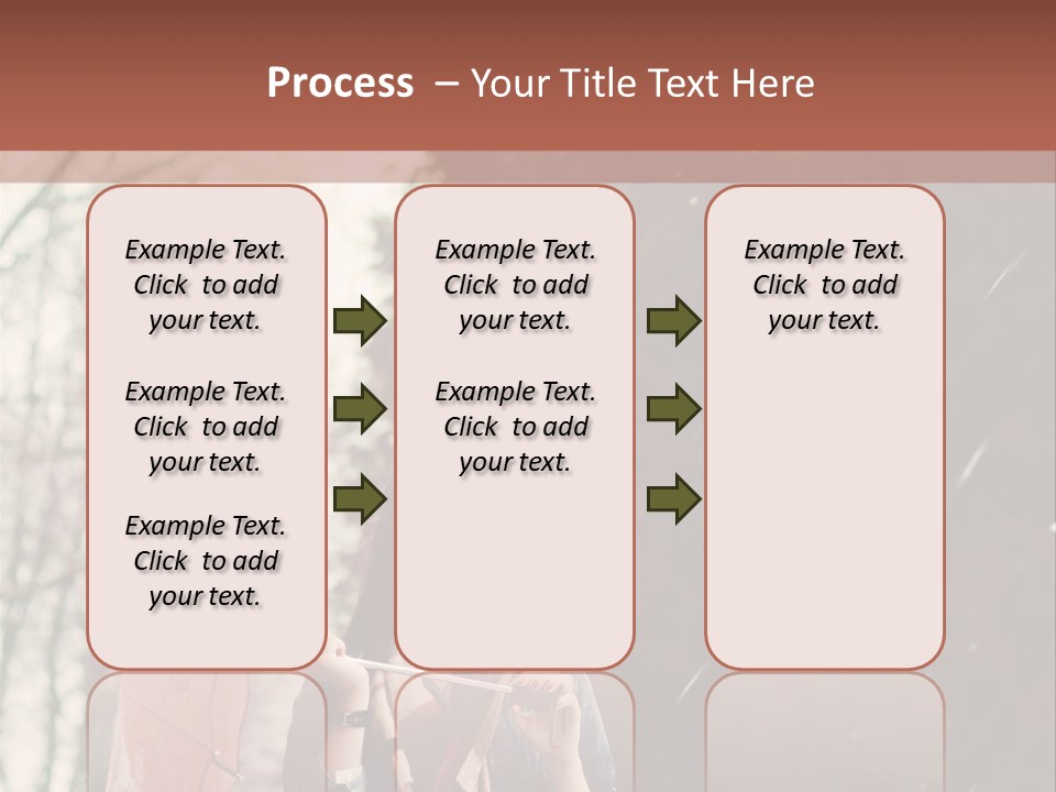 Weather Brunette Calm PowerPoint Template
