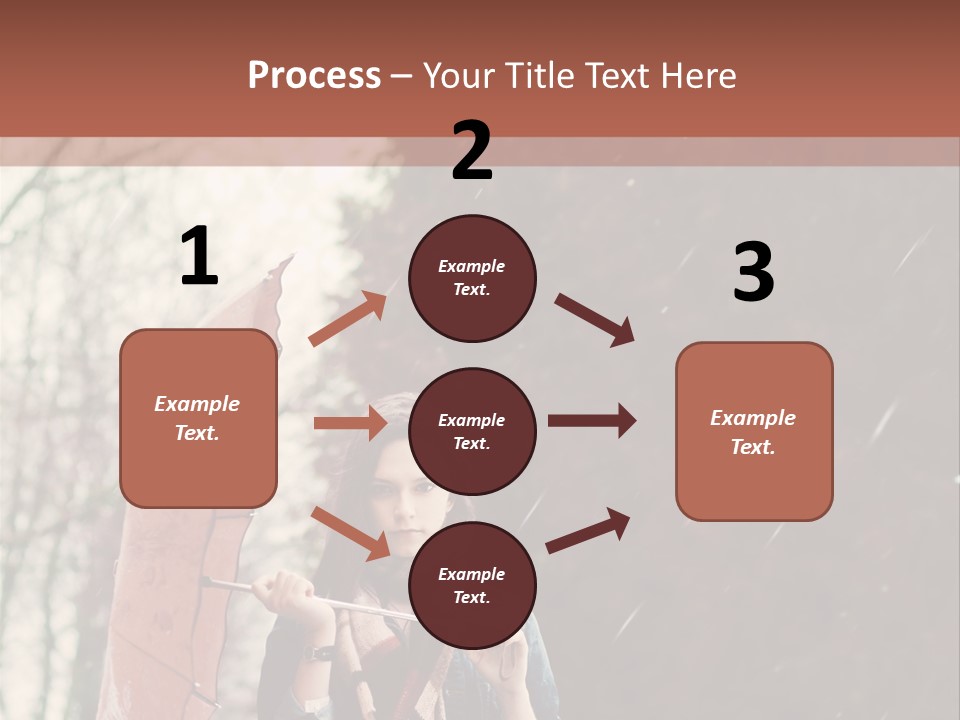 Weather Brunette Calm PowerPoint Template