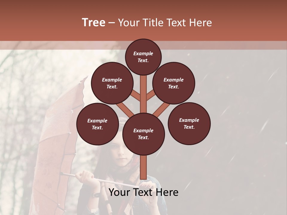 Weather Brunette Calm PowerPoint Template