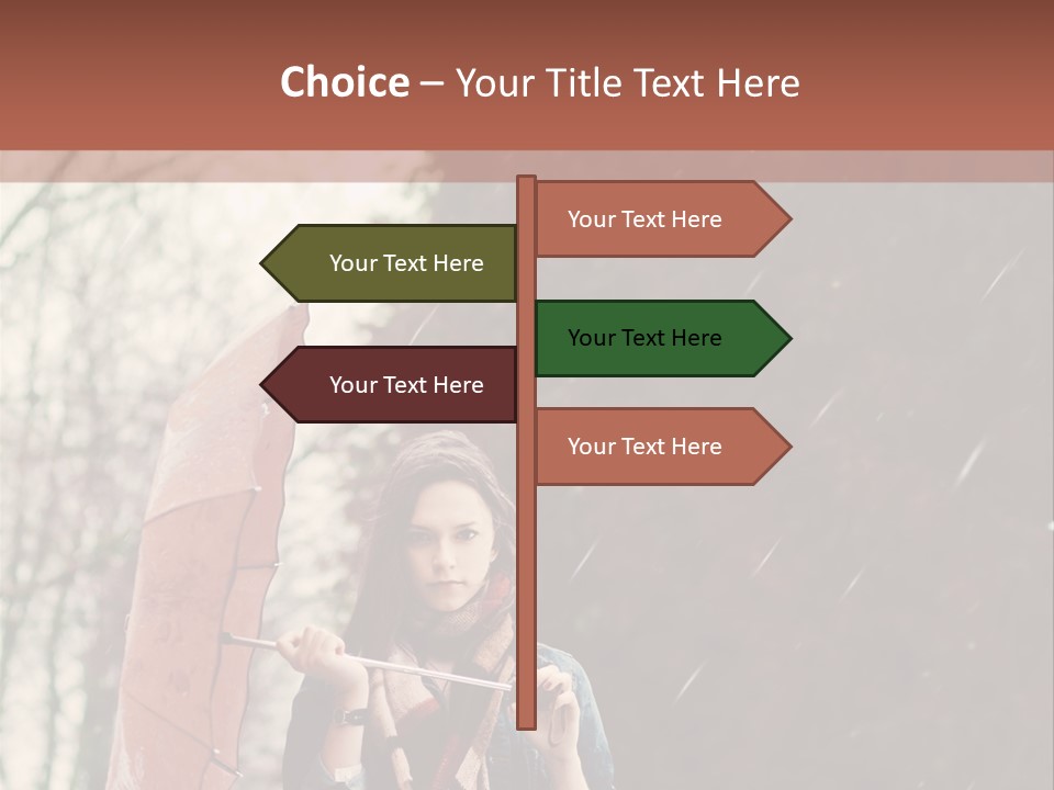 Weather Brunette Calm PowerPoint Template