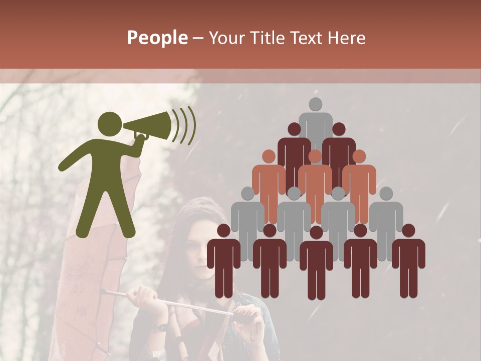 Weather Brunette Calm PowerPoint Template