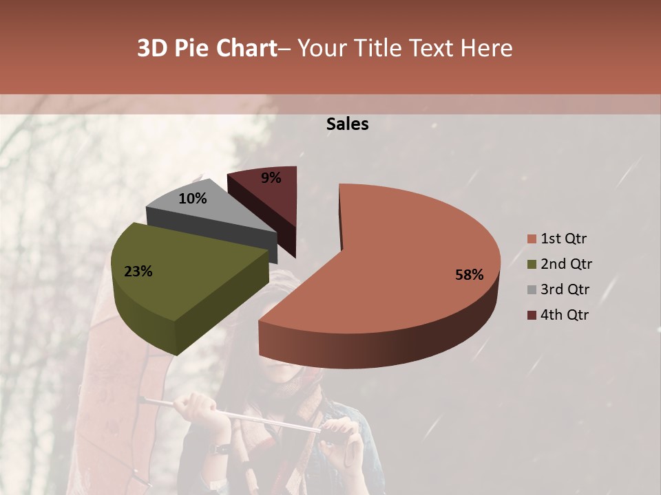 Weather Brunette Calm PowerPoint Template