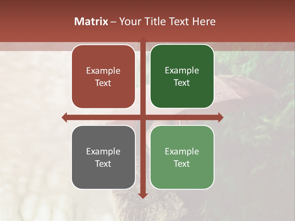 Calm Spring Woman PowerPoint Template