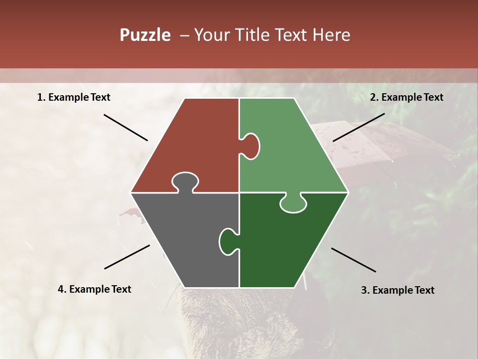 Calm Spring Woman PowerPoint Template