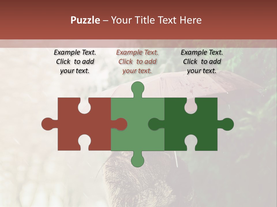 Calm Spring Woman PowerPoint Template