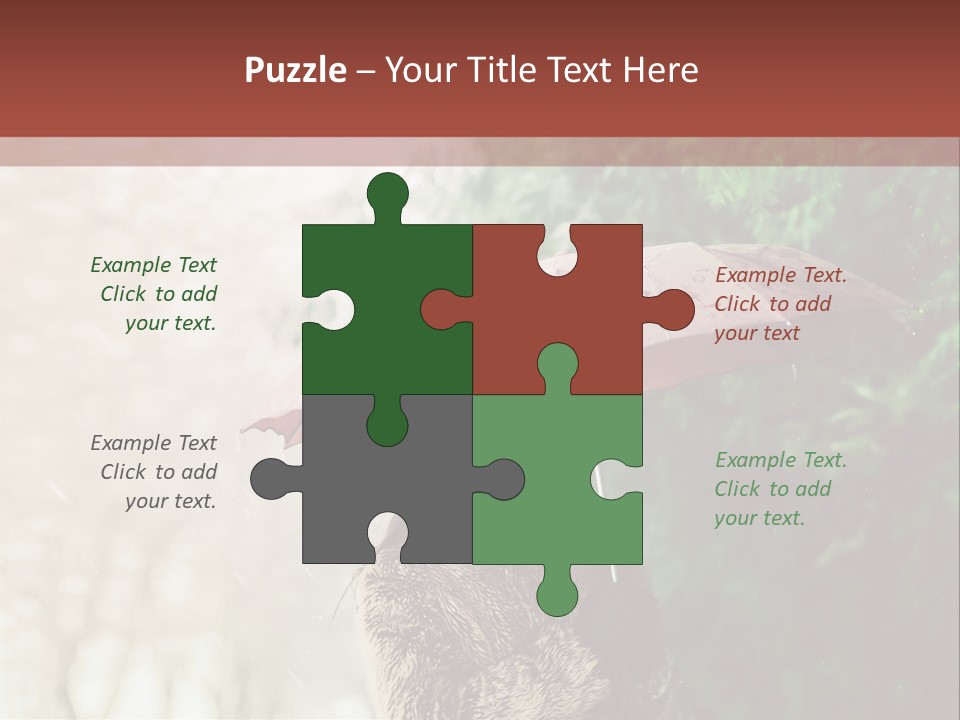 Calm Spring Woman PowerPoint Template