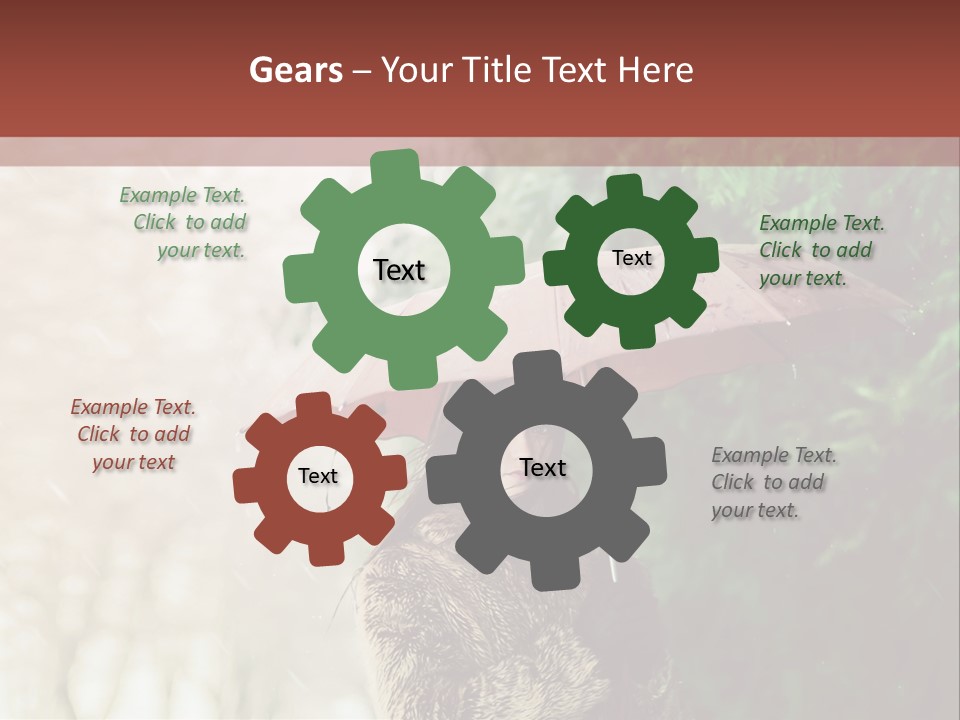 Calm Spring Woman PowerPoint Template