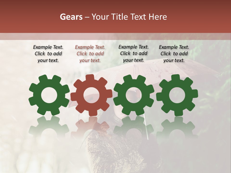 Calm Spring Woman PowerPoint Template