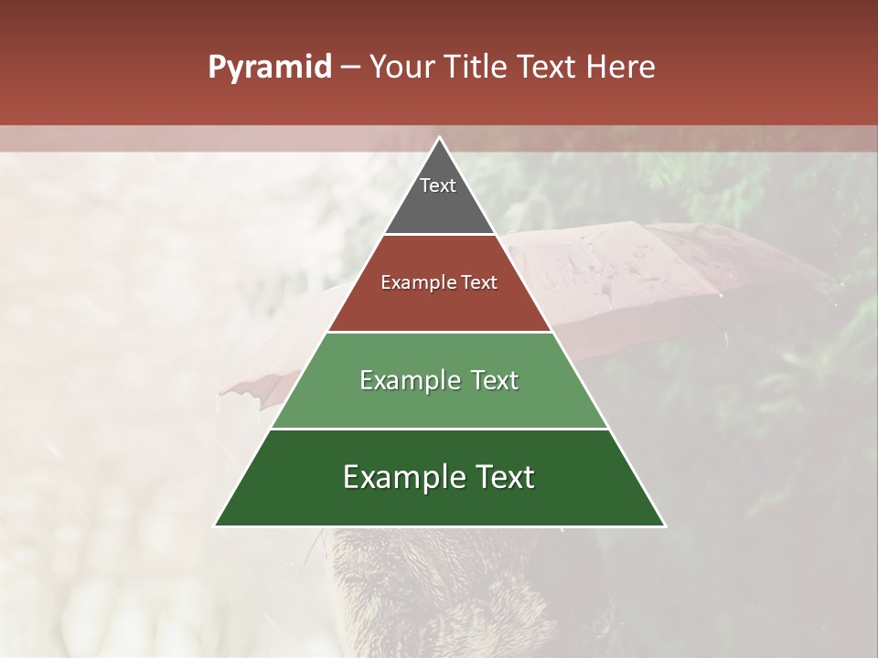 Calm Spring Woman PowerPoint Template