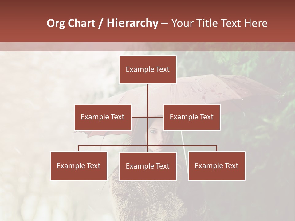 Calm Spring Woman PowerPoint Template