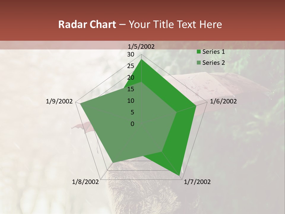 Calm Spring Woman PowerPoint Template