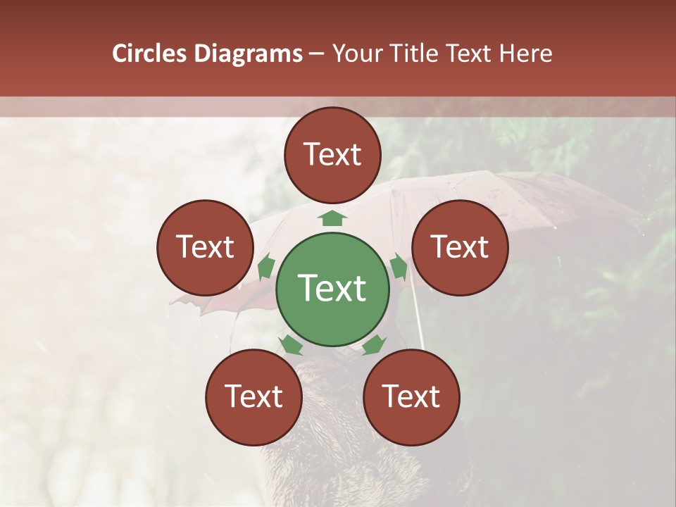 Calm Spring Woman PowerPoint Template