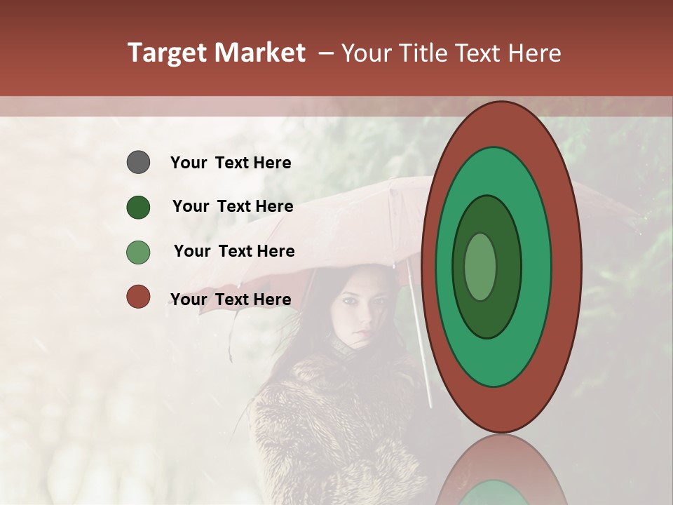 Calm Spring Woman PowerPoint Template