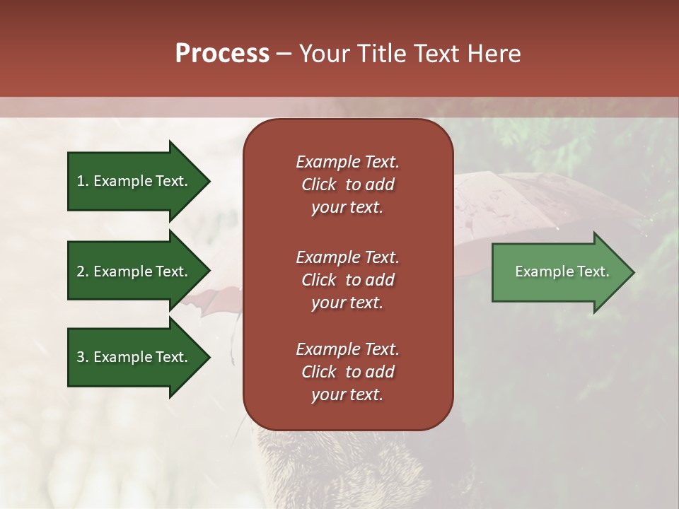 Calm Spring Woman PowerPoint Template