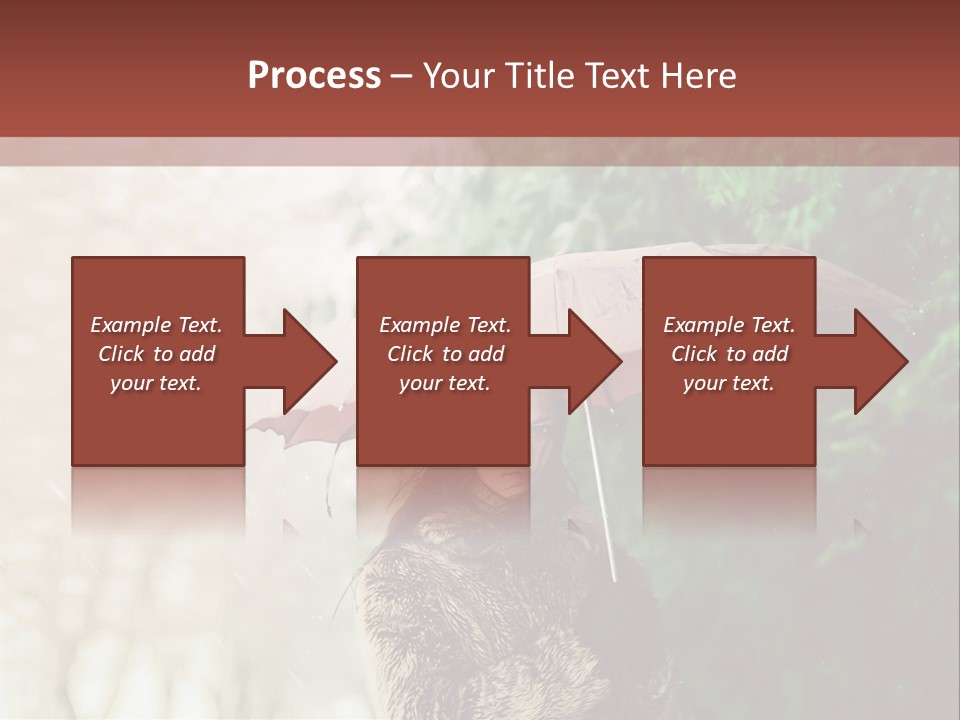 Calm Spring Woman PowerPoint Template