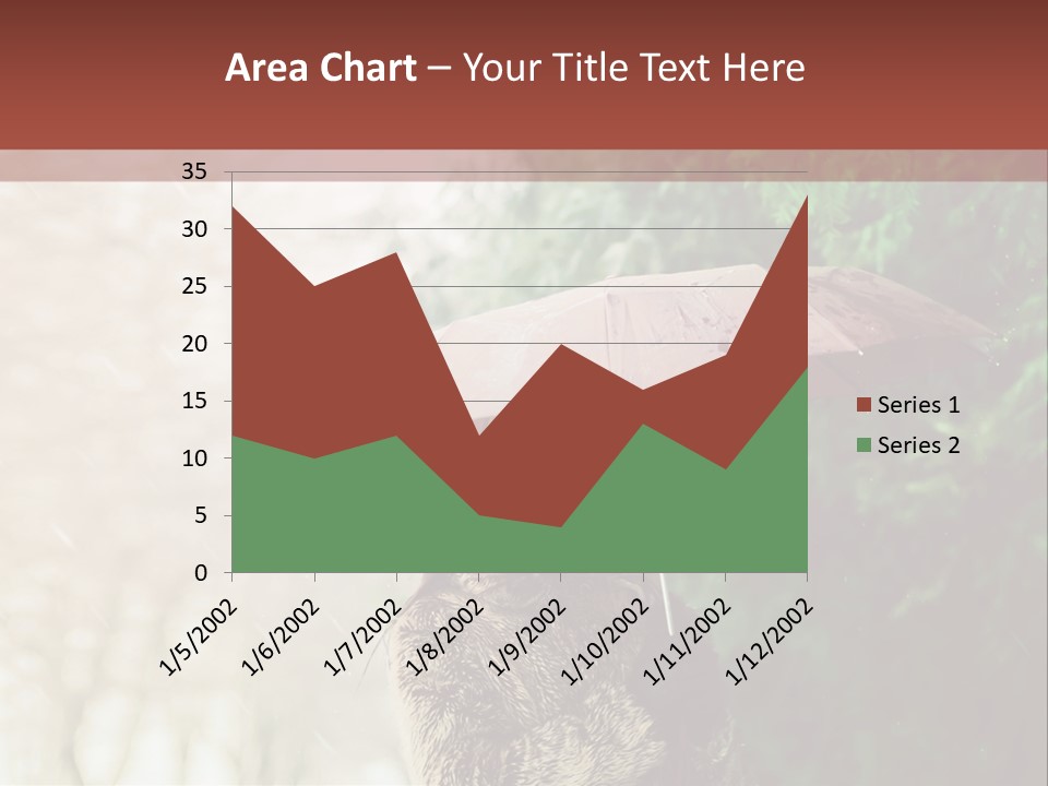 Calm Spring Woman PowerPoint Template