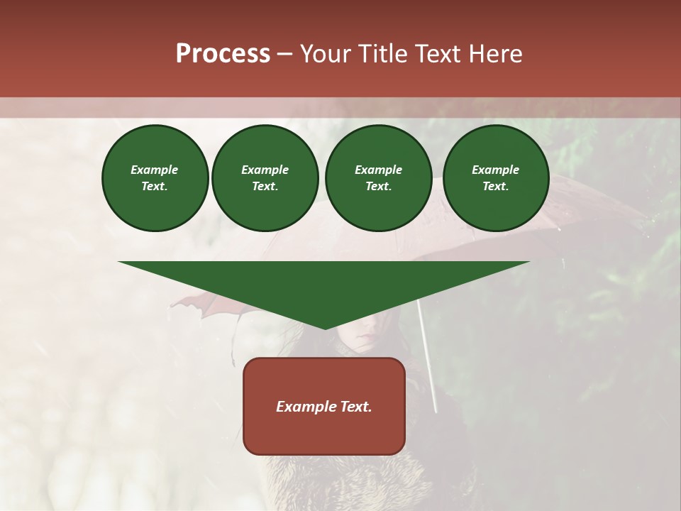 Calm Spring Woman PowerPoint Template